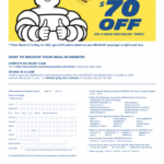 Printable Michelin Rebate Form Printable Rebate Form