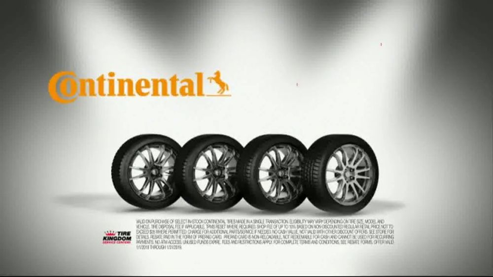 Tire Kingdom Big Brands Bonus Month TV Commercial Continental Tire 