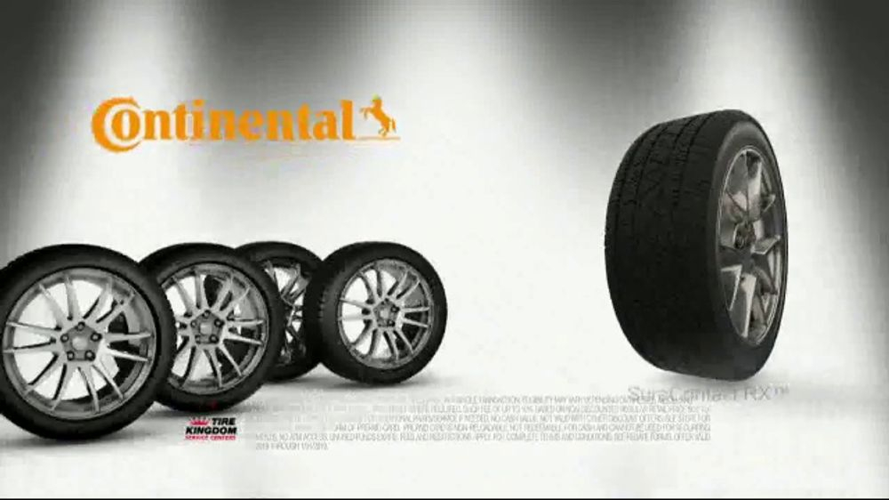 Tire Kingdom Big Brands Bonus Month TV Commercial Continental Tire