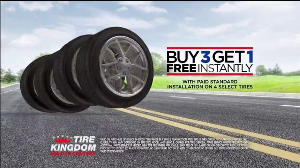  Tire Kingdom TV Commercial Summer Is Here Buy Three Tires Get One 