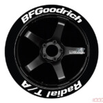 Tire Stickers Permanent Raised Rubber Lettering Bf Goodrich Radial T A