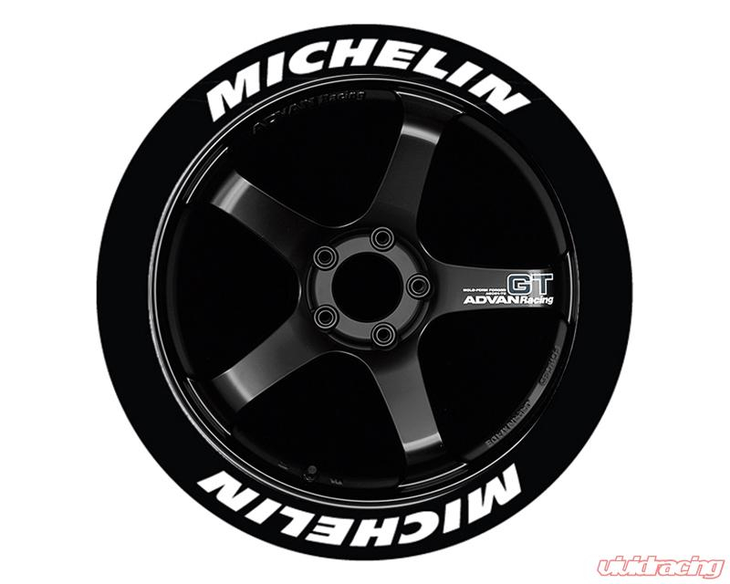 Tire Stickers Permanent Raised Rubber Lettering Michelin TS MICHELIN RR