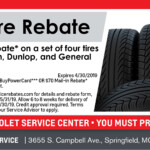 100 Tire Rebate Reliable Chevrolet