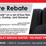 100 Tire Rebate Reliable Chevrolet