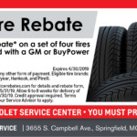 200 Tire Rebate Reliable Chevrolet