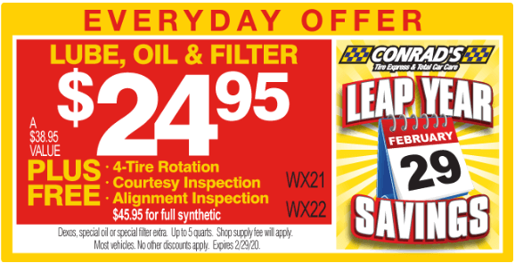 7 Conrads Coupons Free Inspection 50 Off More