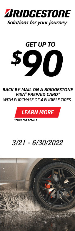 Bridgestone Get Up To 90 Mail in Rebate 2022 Canada Corsi Tire 