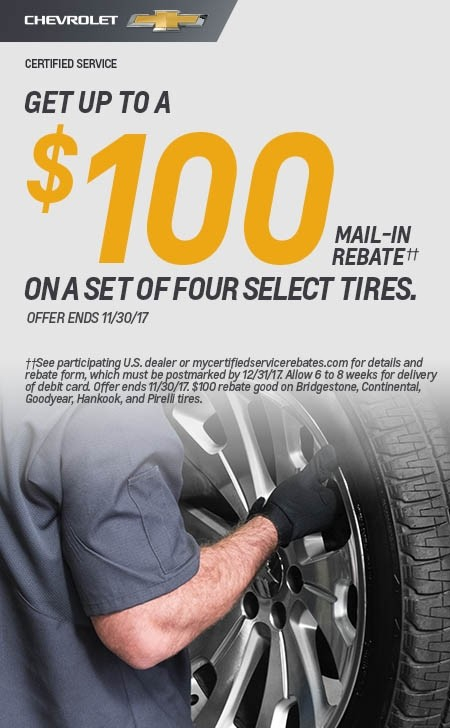 Chevrolet Tire Rebate Ressler Chevrolet