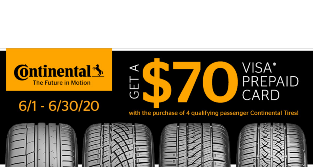 Continental Tire Announces New Passenger Tire Rebate Promotion