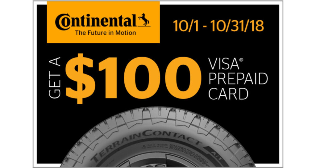 Continental Tire Launches New TerrainContact A T Rebate Promotion