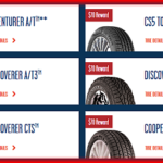 Cooper Tire Rebate And Coupons July 2018