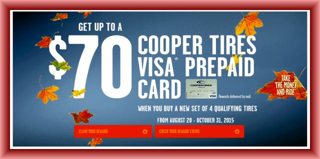 Cooper Tire Rebate And Coupons March 2018