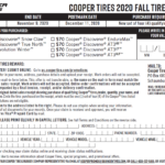 Cooper Tire Rebate Form Oct Nov 2020 Car X