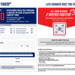 Cooper Tire Rebate Form Summer 2022 Car X