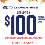 Cooper Tire Rebates Up To 100 End Oct 31 2017