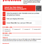 Firestone Rebate Form 2023 Printable Rebate Form