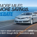 Get A 50 Mail in Rebate With The Purchase Of Four 4 Falken ZE950