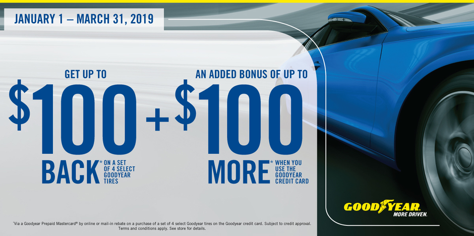 Goodyear Rebate Rowleys Tires Automotive Services Complete Auto 