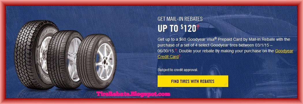 Goodyear Tire Rebate Coupons March 2015