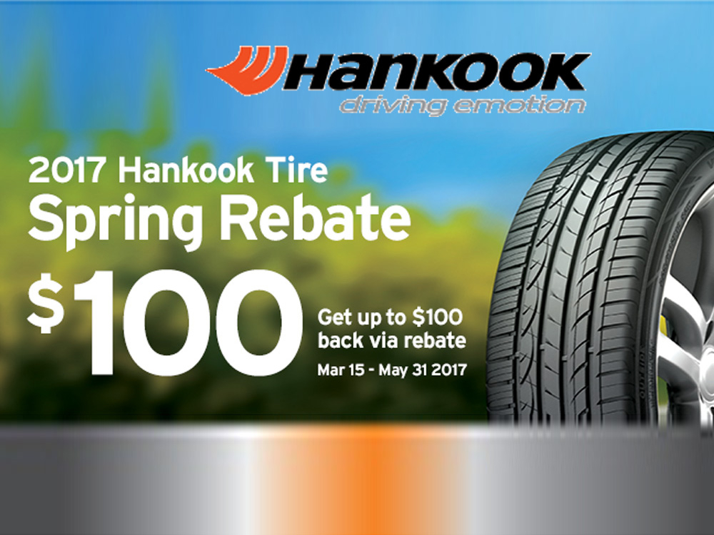 Hankook 2017 Spring Tire Promo Tirehaus New And Used Tires And Rims