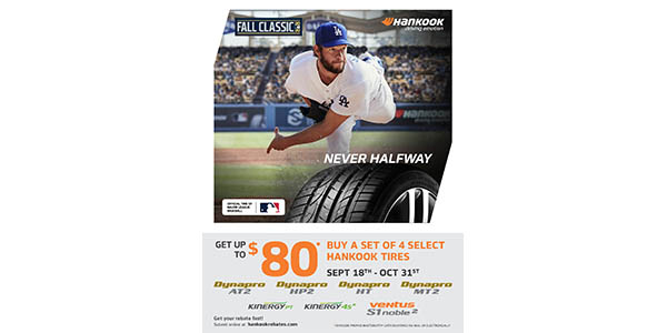 Hankook Tire Offers Fall Classic Rebate