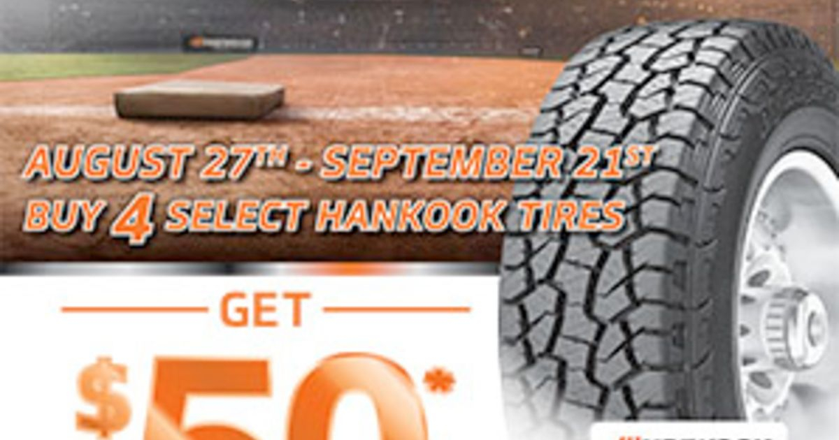 Hankook Tire rolls out Fall Classic Rebate campaign Tire Business