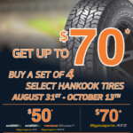 Hankook Tire Unveils 2019 Fall Classic Rebate Promotion