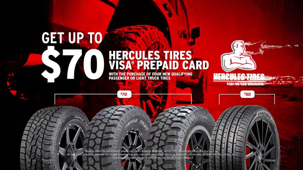 Hercules Tires Fall Rebate 2020 YouTube