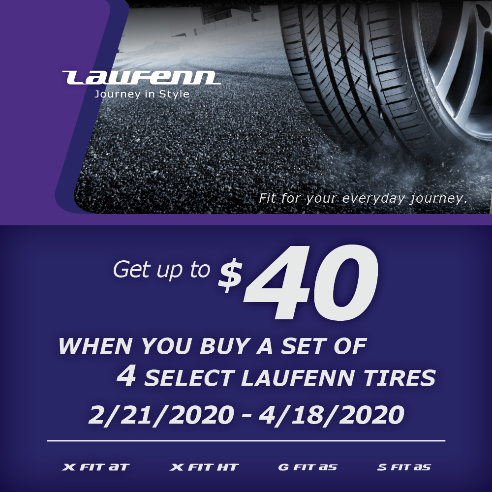 Laufenn Announces First U S Rebate Promotion For Its Popular Tires