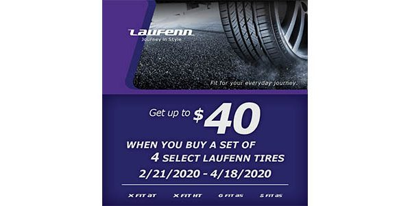 Laufenn Launches Tire Rebate Program