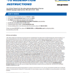 Michelin Rebate Form Pdf Printable Rebate Form