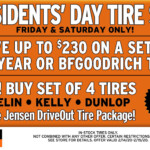 President s Day Sale Jensen Tire Auto