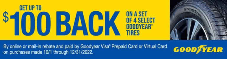 Rebates Evans Tire Service Centers