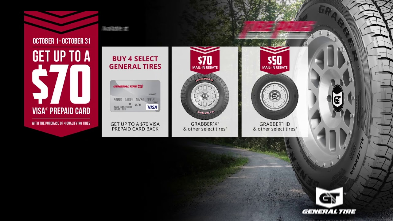 Settle Tire Pros General Tire Rebate Fall 2017 YouTube