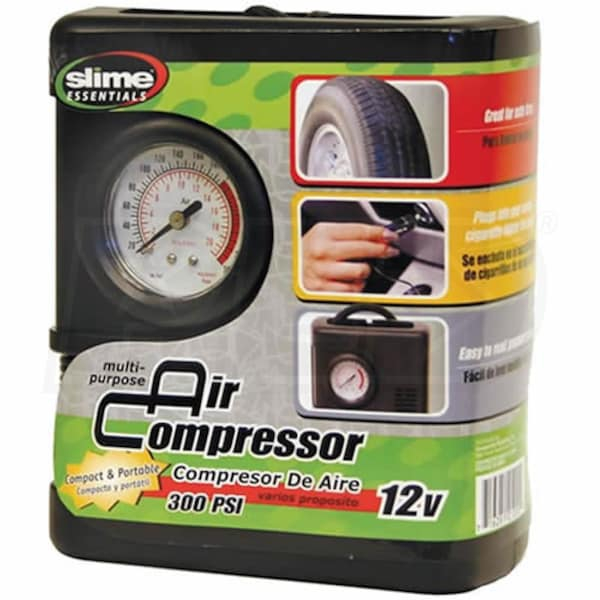 Slime COMP02 12 Volt Inflator With Gauge