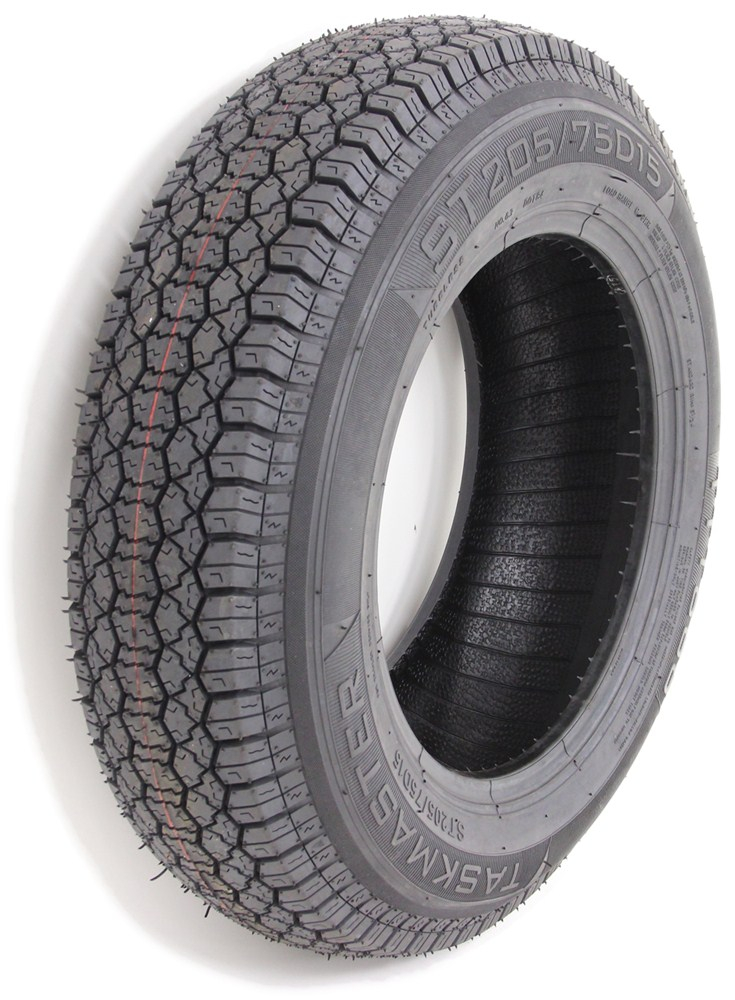 Taskmaster ST205 75D15 Bias Trailer Tire Load Range C Taskmaster 