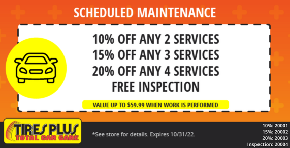 Tire Rebates Auto Service Oil Change Coupons Tires Plus Of ND