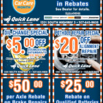 Tire Rebates Up To 140 In Rebates Quick Lane Northfield Northfield MN