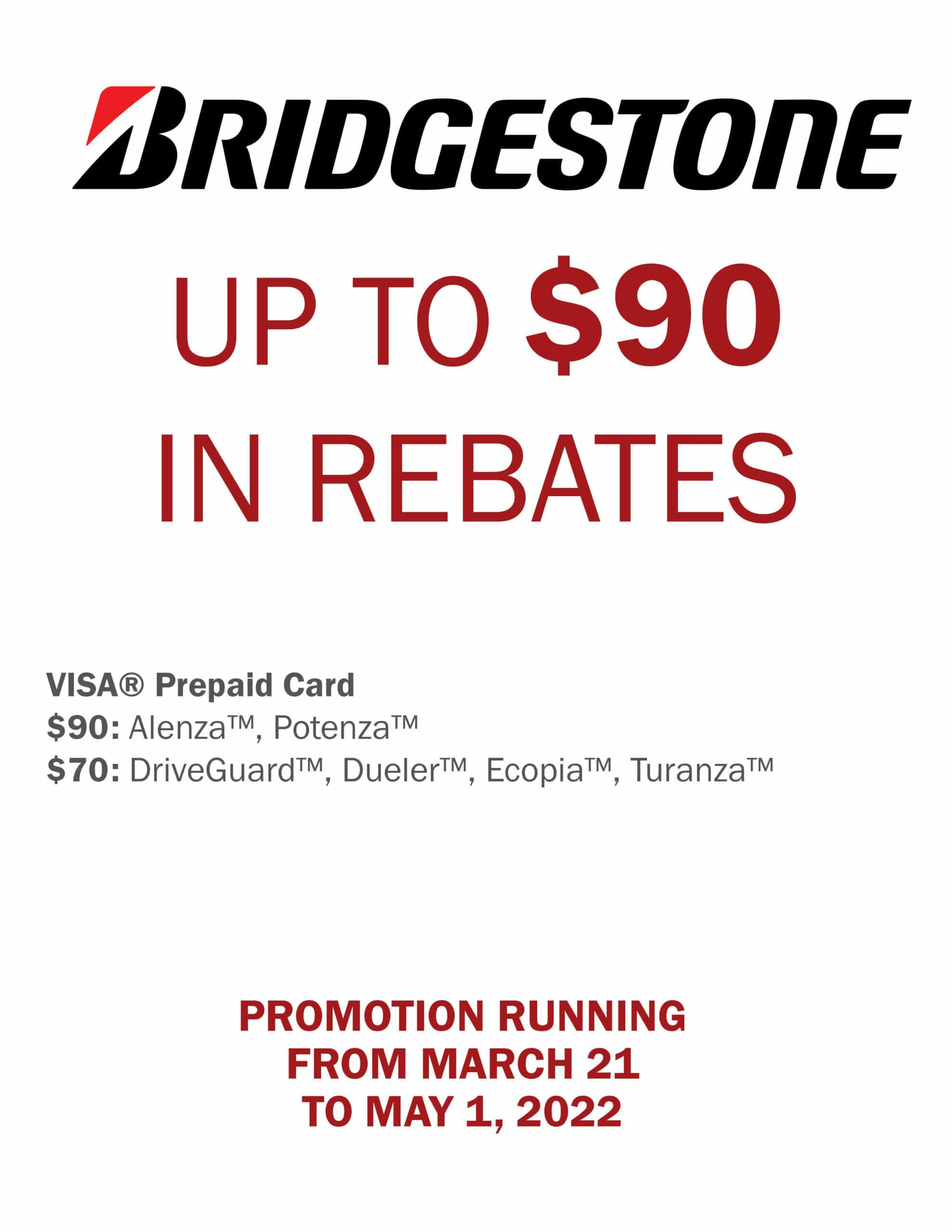 Tires Discounts And Promotions Buy Tires Tirecraft