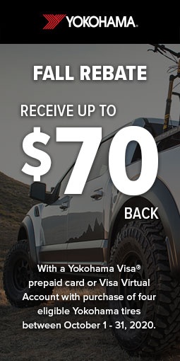 YOKOHAMA FALL 2020 REBATE Colony Tire