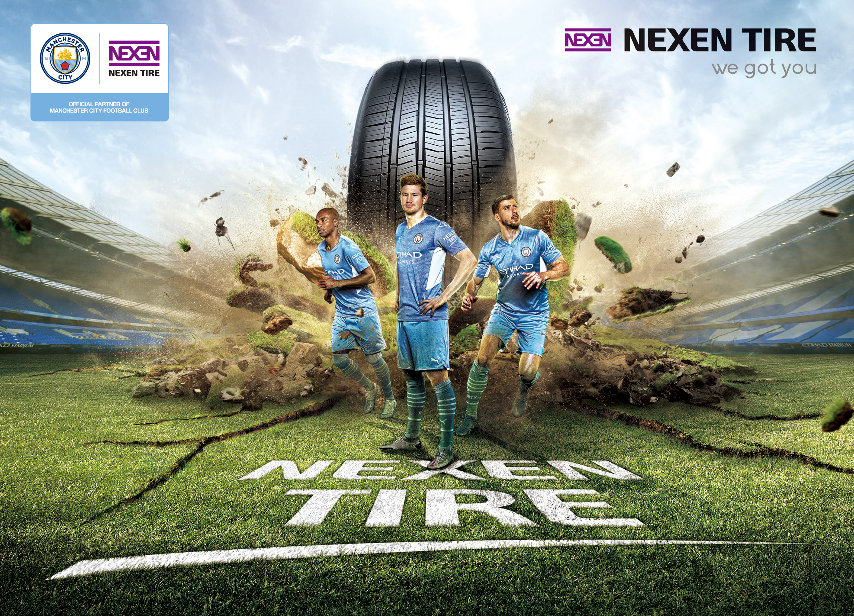 Nexen Tire NEXEN TIRE And Official Partner Manchester City Football 