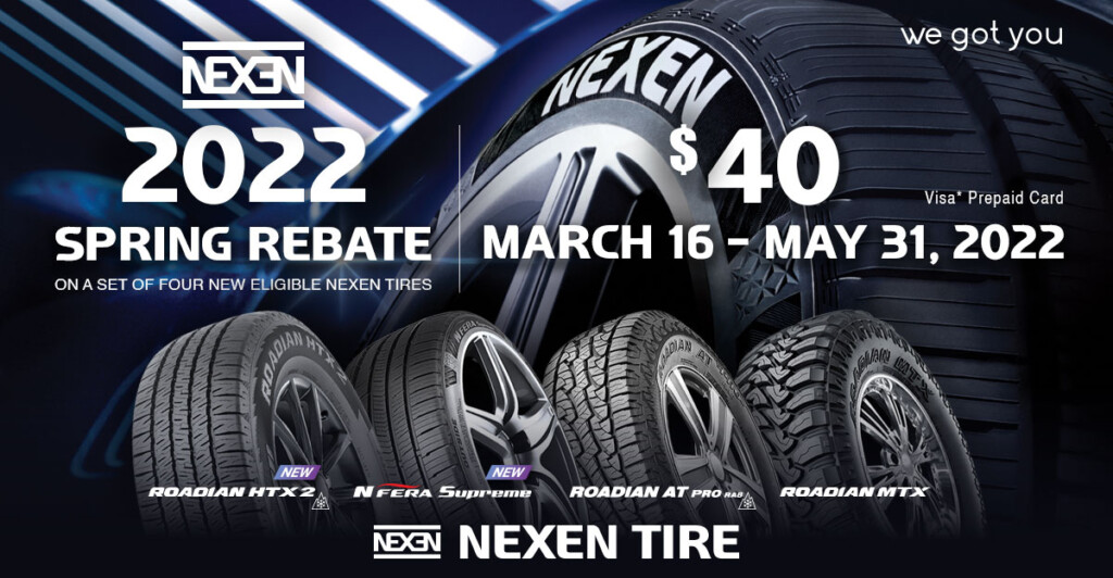 2022 SPRING REBATE Nexen Tire Canada