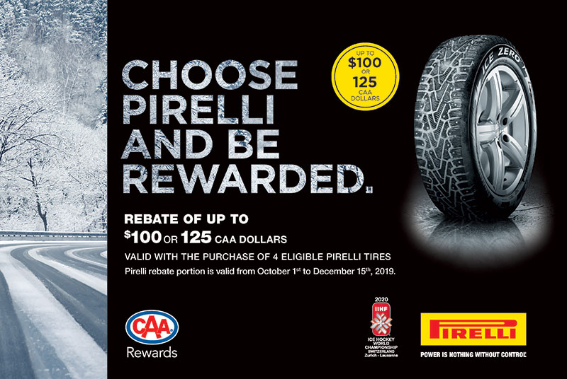 AutoCare Signature Tire Pirelli Winter Tire Rebate