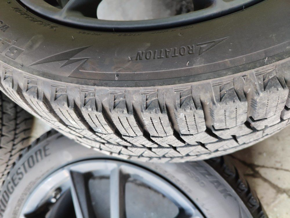 Blizzak WS90 Winter Tires And Rims 215 55R 17 For Sale In Bellingham 