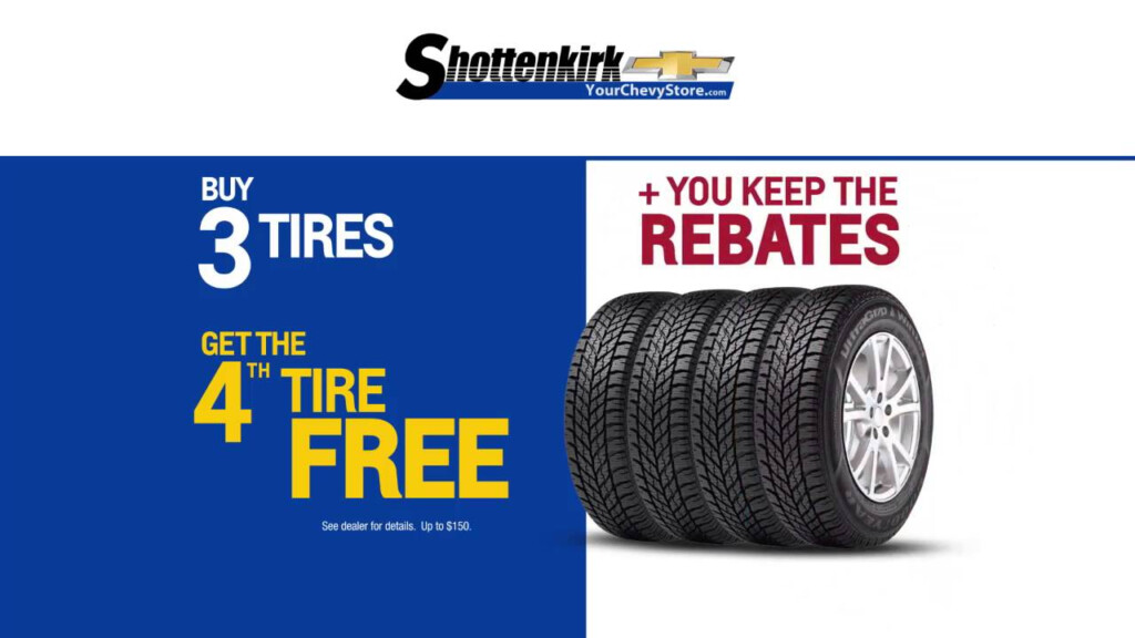 Buy 3 Tires Get 1 Free You Keep The Rebate YouTube