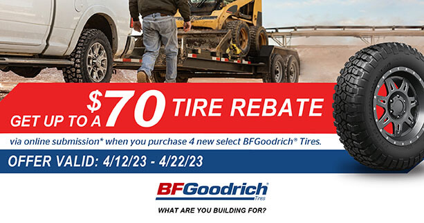 Consumer Rebates Tires easy