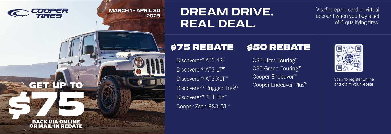 Cooper Spring 2023 Tire Rebate