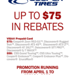 Cooper Tires Spring 2023 Rebate Anderson Automotive