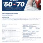 Current Tire Rebate Available Printable Rebate Form