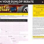 Dunlop Motorcycle Tires Canada Rebate Printable Rebate Form